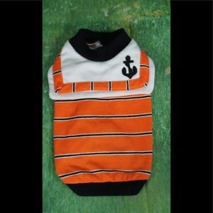 Dog Sailor Outfit Color shirt size 1 New without tags
